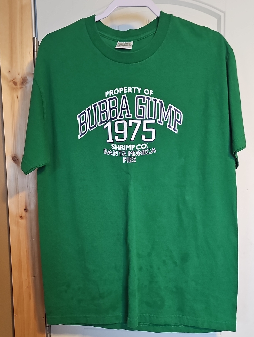 Bubba Gump 1975 Green Short Sleeve T-Shirt